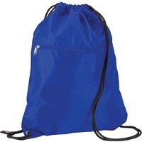 Quadra Men's Premium Drawstring Bag in Pale Blue