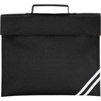 Quadra Men's Classic Reflective Book Bag in Black