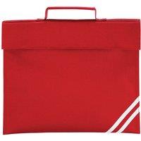 Quadra Men's Classic Reflective Book Bag in Red