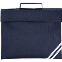 Quadra Men's Classic Reflective Book Bag in Navy
