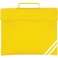Quadra Men's Classic Reflective Book Bag in Yellow