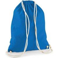 Westford Mill Men's Cotton Drawstring Bag in Mid Blue