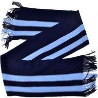 BB Sports Men's Bar Knitted Winter Scarf in Mid Navy