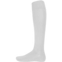 Kariban Men's Ribbed Knee High Socks in White | Size: 10-12