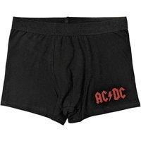 AC/DC Men's Logo Boxer Shorts in Black | Size: XL
