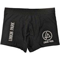 Linkin Park Men's Concentric Boxer Shorts in Black | Size: Large
