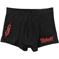 Slipknot Men's Logo Boxer Shorts in Black | Size: XL