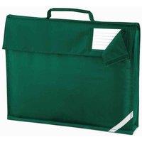 Quadra Men's Reflective Book Bag in Bottle Green