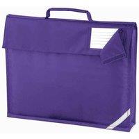 Quadra Men's Reflective Book Bag in Purple