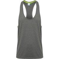 Tombo Men's Muscle Vest Top in Grey | Size: Small