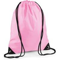 Bagbase Men's Premium Drawstring Bag in Light Pink