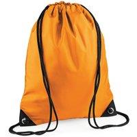 Bagbase Men's Premium Drawstring Bag in Orange