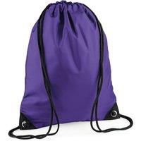 Bagbase Men's Premium Drawstring Bag in Purple