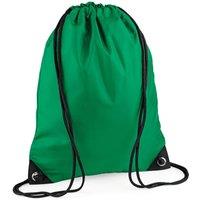 Bagbase Men's Premium Drawstring Bag in Green