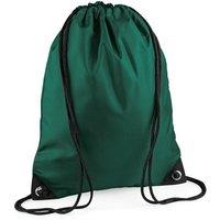 Bagbase Men's Premium Drawstring Bag in Bottle Green