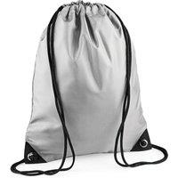 Bagbase Men's Premium Drawstring Bag in Silver