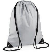 Bagbase Men's Premium Drawstring Bag in Light Grey