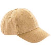 Beechfield Men's Vintage Low Profile Cap in Mustard