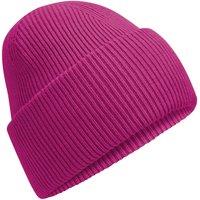Beechfield Men's Classic Deep Cuffed Beanie in Fuchsia