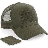 Beechfield Men's Patch Snapback Cap in Green