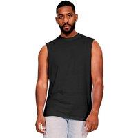Casual Classics Men's Ringspun Cotton Drop Arm Holes Tank Top in Black | Size: 5XL