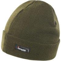 Result Men's Ribbed Thinsulate Lightweight Beanie in Olive