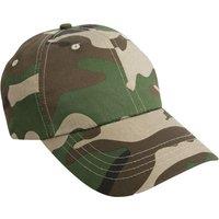 Result Men's Pro Style Camo Cotton Drill Cap in Green