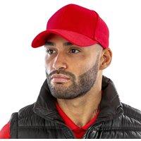 Result Men's Pro Style Heavy Drill Cap in Red