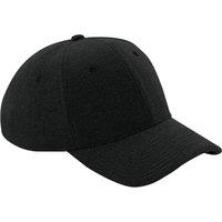 Beechfield Men's Athleisure Jersey Baseball Cap in Black