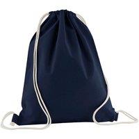 Westford Mill Men's Cotton Drawstring Bag in Navy