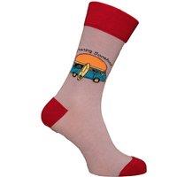 Simply Essentials Men's Toys Campervan Socks in Grey | Size: 6-11