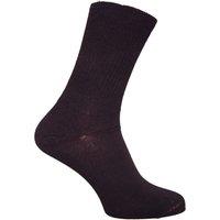 Simply Essentials Men's Plain Extra Wide Diabetic Socks (Pack Of 3) in Black | Size: 6-11