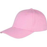 Result Men's Memphis 6 Panel Brushed Cotton Low Profile Baseball Cap in Pink