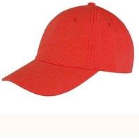 Result Men's Memphis Brushed Cotton Cap in Red