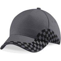 Beechfield Men's Grand Prix Baseball Cap in Mid Grey