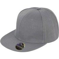 Result Men's Bronx Original Flat Peak Snapback Cap in Grey