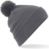 Beechfield Men's Original Pom Pom Beanie in Mid Grey
