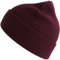 Atlantis Men's Rio Ribbed Beanie in Burgundy