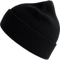 Atlantis Men's Rio Ribbed Beanie in Black