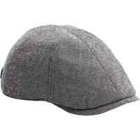 Beechfield Men's Linen Summer Newsboy Cap in Grey
