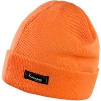 Result Men's Ribbed Thinsulate Lightweight Beanie in Orange