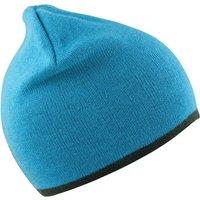 Result Men's Reversible Fashion Beanie in Aqua
