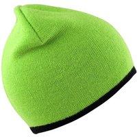Result Men's Reversible Fashion Beanie in Lime