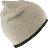 Result Men's Reversible Fashion Beanie in Stone