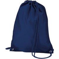 Quadra Men's Drawstring Bag in Navy