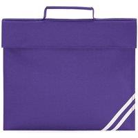 Quadra Men's Classic Book Bag in Purple
