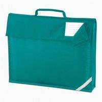 Quadra Men's Reflective Tape Book Bag in Emerald