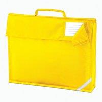 Quadra Men's Reflective Tape Book Bag in Yellow