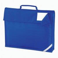 Quadra Men's Reflective Tape Book Bag in Pale Blue