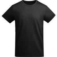 ROLY Men's Breda Plain T-Shirt in Black | Size: Medium